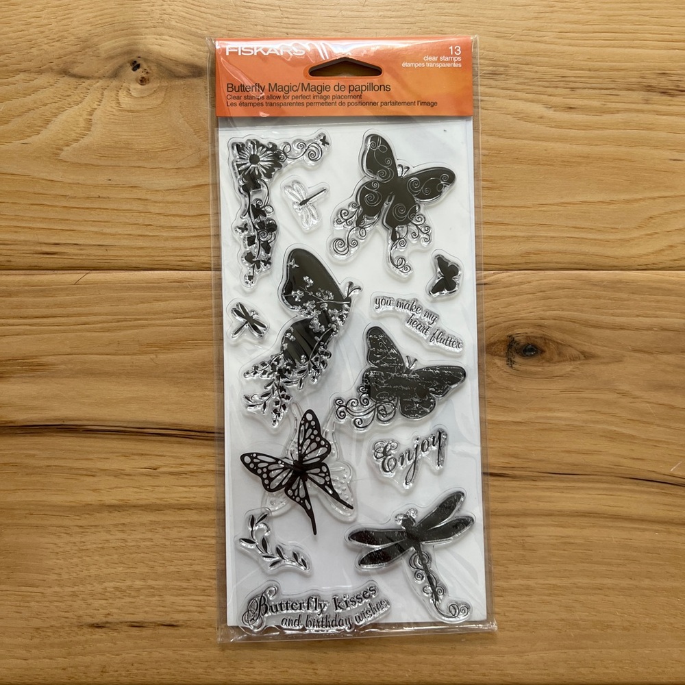 Fiskars Clear Stamps “Butterfly Magic”